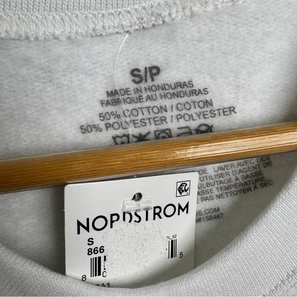 CALIFORNIA Raquet Club Tennis Women's Sz Small White Graphic Crewneck Sweatshirt - Picture 3 of 4